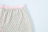 flower pants melange grey