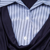 Nora Layered Drape Shirt Top