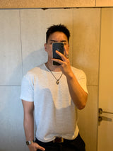 [1+1] ミニワッフルクロップマッスルTシャツ