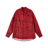 Printed light long-sleeved shirt