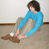 Fuzzy Men 0021. Stiched Lace-Up - 4colors