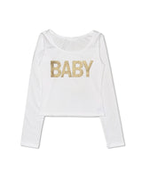 baby glitter tee (4colors)