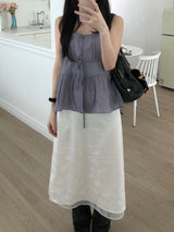 Pintuck Lace Bustier (3 colors)