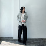 Center Seam 3D Curved Trousers