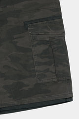Camo Field Cargo Shorts (Washed Gray)