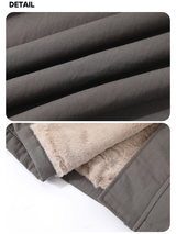 Royal Long Stand Bomber Jacket Fur Coat