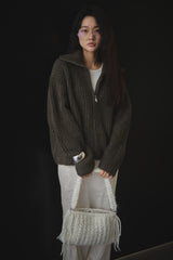 WOOLLY BAG_white