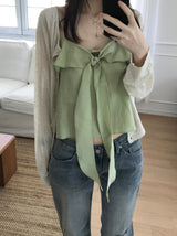 Aren Tie Bustier (2 colors)