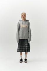 check skirt (grey)
