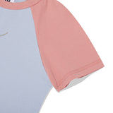 フィッシングミックスラグランクロップTシャツ [SKY]