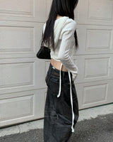 Form denim pants