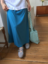 Chiyu Basic Color Banding Long Skirt