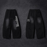 No. 31レタリング ワイド ストリング パンツ
