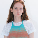 Sunset halter neck dress mint