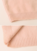 #ワンショルダーリボンボートネックタイニット (4color)