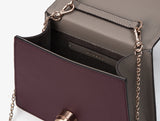 LOMEL MINI マイクロレザーバッグ / Maroon Burgundy