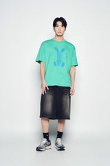25SS ソロラビットエイリアン ショートスリーブ Tシャツ ライトグリーン