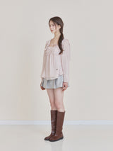 Fairy chiffon bolero (Pink)