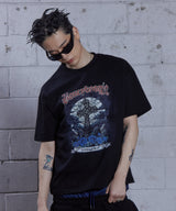 (DUC) BB クロスグラフィックTシャツ ブラック