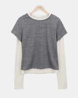 Seel Tone-Block Layered Long Sleeve T-Shirt