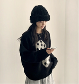 テリーフリースサイドピンタックインシジョンストリングワイドパンツ