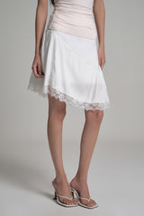 Fairy Lace Flow Skirt, White