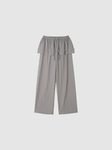 Crinkle Nylon Skirt Pants (3c)