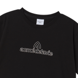 25SS ラウンディングシンボルロゴ半袖Tシャツ ブラック