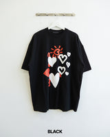 ラブプリントショートスリーブTシャツ