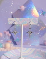 [SNSD Taeyeon Piercing] Love Planet Huggies Piercing - Silver Color