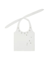 Eyelet halterneck sleeveless - White
