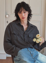 Milo Tweed Western Deck Shirt