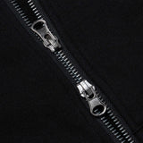 "Y" Patches Relaxed Hoodie Black