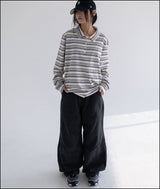 sume stripe sweatshirt long sleeve T