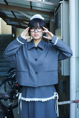 bigribbon jacket(gray)