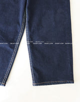 neon stitches wide pants