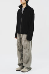 Junky Knitted Zip Up (3color)