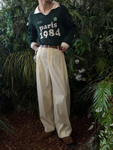 ASCLO Side Three Tuck Slacks (4color)