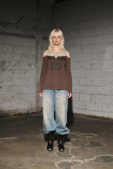 2 eyelet t (brown)
