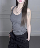 Striped Halter Sleeveless (4colors)