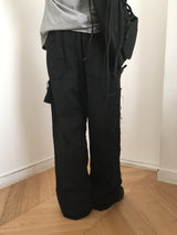 Penf カーペンターダメージワイドコットンパンツ