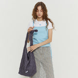 Rose knot bag_grey