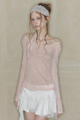 DUSK GRAPHIC TEE pink