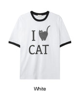 Lean Cat Ringer T-shirt