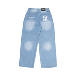 Getricheasy x Supplier Baggy Jeans Faded Blue