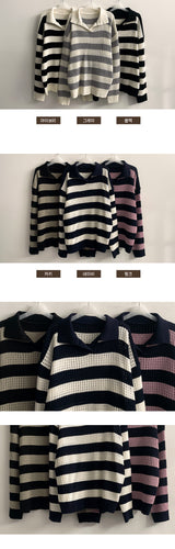 Barting Punching Collar Danga Knitwear