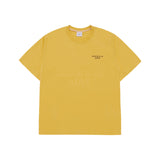 24FW PIXEL BASIC LOGO SHORT SLEEVE T-SHIRT MUSTARD