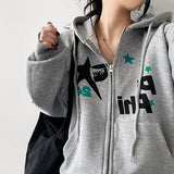 Lancel Zuri Raglan Hooded Zip-Up