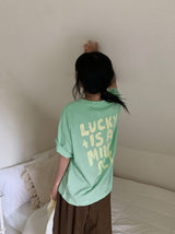 [unisex] Mugu Over Fit Printing Short Sleeve Tee