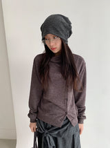 Silteto Button Collar Knit Cardigan